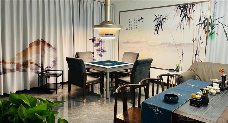 如意台球棋牌茶吧的图标